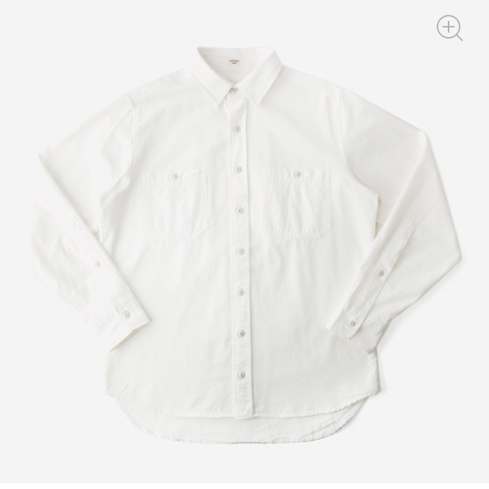 The California in White Everyday Chambray - 40